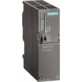 Siemens SIMATIC S7-300 CPU 317-2 DP procesorius, 1 MB darbo atmintis, MPI/DP ir PROFIBUS DP sąsajos, 24V DC, DIN bėgio montavimas 6ES73172AK140AB0