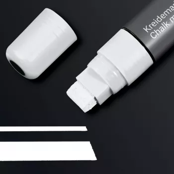 SIGEL Chalk Marker 150 Chisel Tip 5-15 mm White Wipeable 1 Piece