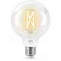 Signify WiZ Filament 60W E27 Globeform G95 Clear Smart LED Lemputė
