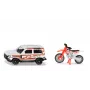 SIKU Blister Land Rover Defender su KTM motociklu
