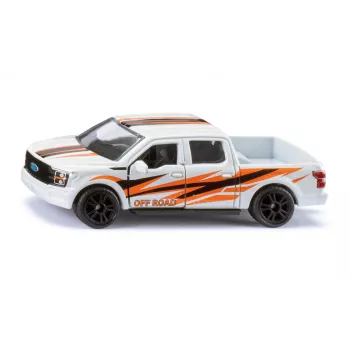 SIKU Ford F-150 Raptor 1:55 Liejamas Modelis Baltas/Oranžinis