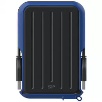 Silicon Power Armor A66 1TB išorinis kietasis diskas USB 3.2 Gen 1, tvirtas, IPX4 atsparus vandeniui, juodas su raudonomis detalėmis
