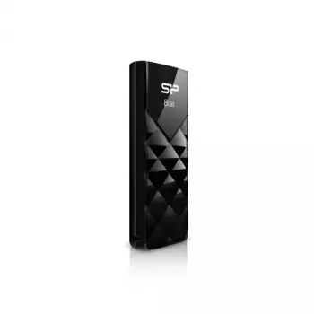 Silicon Power SP008GBUF2U03V1K 8GB USB 3.2 Gen 1 įtraukiama atmintinė, juoda