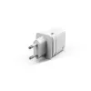 Silicon Power Boost Charger QM16 20W kelioninis įkroviklis, USB-A + USB-C, EU/US/UK/AU kištukai, baltas
