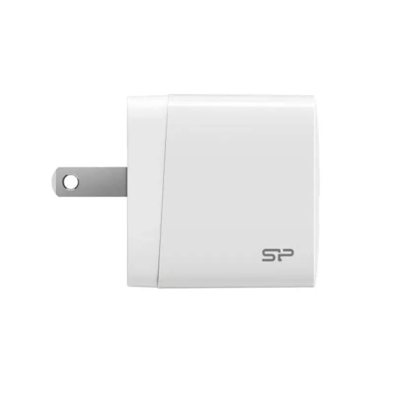 Silicon Power Boost Charger QM16 20W kelioninis įkroviklis, USB-A + USB-C, EU/US/UK/AU kištukai, baltas