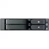 SilverStone SST-FS202B-V2 2-Bay 3,5 inch SATA Hot-Swap Cage for 5,25 inch Bay - Black
