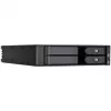 SilverStone SST-FS202B-V2 2-Bay 3,5 inch SATA Hot-Swap Cage for 5,25 inch Bay - Black