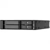 SilverStone SST-FS202B-V2 2-Bay 3,5 inch SATA Hot-Swap Cage for 5,25 inch Bay - Black