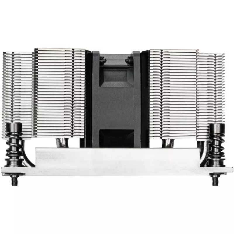 SilverStone SST-XE02-TR5B žemo profilio CPU aušintuvas, 60mm ventiliatorius, juodas aliuminis, varinis pagrindas, Intel LGA1150/1151/1155/1156, PWM, 65W TDP