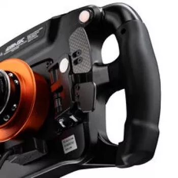 Simagic Zeus Formula vairo ratas – 290 mm anglies pluoštas, 4,3 colio LCD, RGB mygtukai, dviguba sankaba