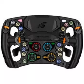Simagic Zeus Formula vairo ratas – 290 mm anglies pluoštas, 4,3 colio LCD, RGB mygtukai, dviguba sankaba