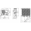 SIMET SCB 25 Al/Cu 80A 1 polio šakotuvas rudas 81501015 | ITwork.lt