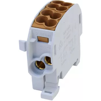 SIMET SCB 25 Al/Cu 80A 1 polio šakotuvas rudas 81501015 | ITwork.lt