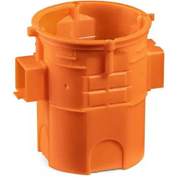 SIMET S60GF paviršinė jungiamoji dėžutė, jungiamoji, ypač gili, 60 mm, oranžinė