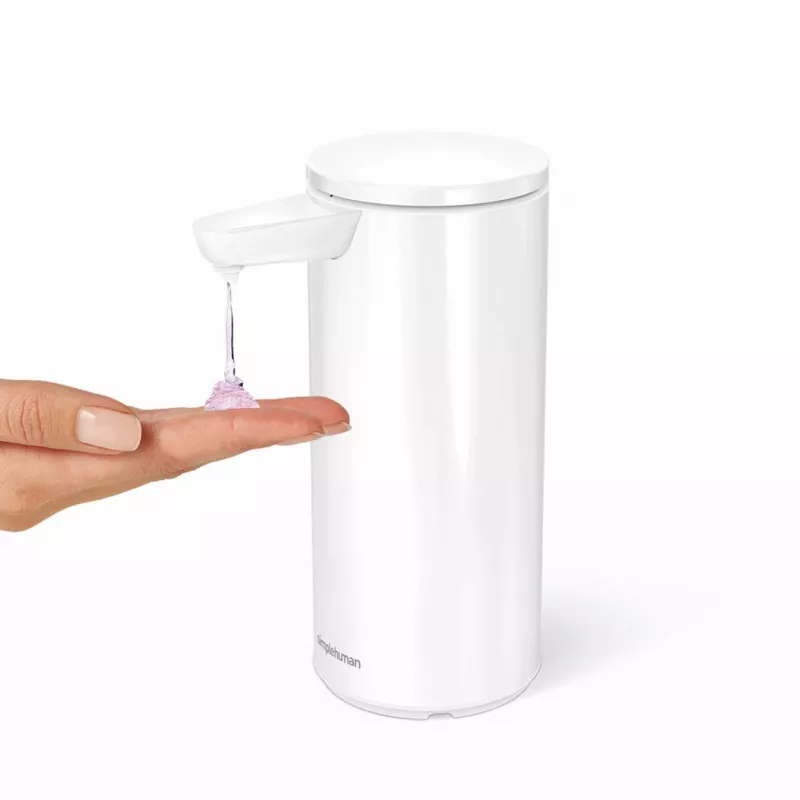 Simplehuman sensorinis muilo dozatorius baltas