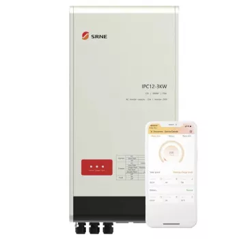 SRNE IPC12-3kW vienfazis keitiklis ir įkroviklis, 3 kW