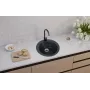 Virtuvės kriauklė SINK VICTORIA BLACK + MAIŠYTUVAS + SIF 9811091SEN