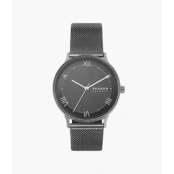 Skagen Holst Vyriškas Kvarcinis Laikrodis SKW6624 40mm Nerūdijančio Plieno Tinklelis Pilkas