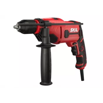 SKIL Impact Drill 6725AA 710W tinklinis plaktukinis grąžtas su raktu nereikalaujančiu griebtuvu, kintamu greičiu, pirmyn/atgal, pagalbine rankena ir gylio ribotuvu