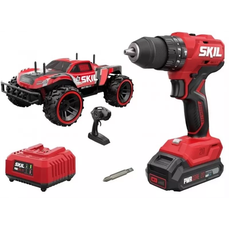 SKIL Smūginis Gręžtuvas + RC Automobilis, 1x2Ah 18V