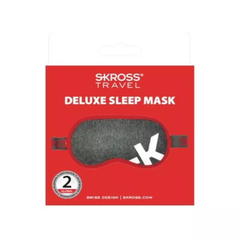 Skross Deluxe Sleep Mask Dark Grey