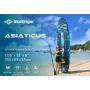 SKT ASIATICUS Pripučiama SUP lenta 350x89x15 cm Joga