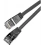 Wirewin Cat6 U/FTP Slim Ethernet tinklo kabelis 0,5m juodas PKW-STP-SLIM-KAT6 0.5 SW