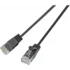 Wirewin PKW-LIGHT-K6 3.0 SW – Cat.6 Slim-Light tinklo kabelis, U/UTP, 3,0 m, juodas