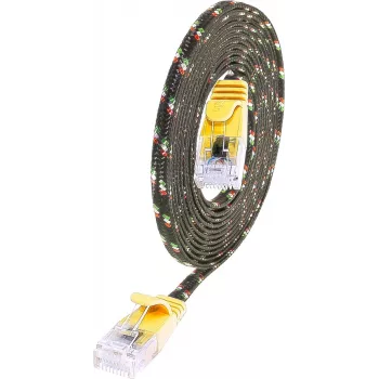 Wirewin PKW-TOUGH-K6 1.0 GE Cat.6 plonas tvirtas tinklo kabelis, U/UTP, 1 m, geltonas