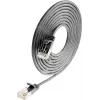 Wirewin SLIM SL6 15 SW - Cat.6 Slim-Light tinklo kabelis, U/FTP, 15 m, juodas PKW-LIGHT-STP-K6 15.0 SW