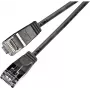 Wirewin SLIM SL6 15 SW - Cat.6 Slim-Light tinklo kabelis, U/FTP, 15 m, juodas PKW-LIGHT-STP-K6 15.0 SW