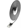 Wirewin SLIM UL6 10 SW - Cat.6 SLIM-Light tinklo kabelis, U/UTP, 10 m, juodas PKW-LIGHT-K6 10.0 SW