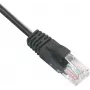 Wirewin SLIM UL6 10 SW - Cat.6 SLIM-Light tinklo kabelis, U/UTP, 10 m, juodas PKW-LIGHT-K6 10.0 SW