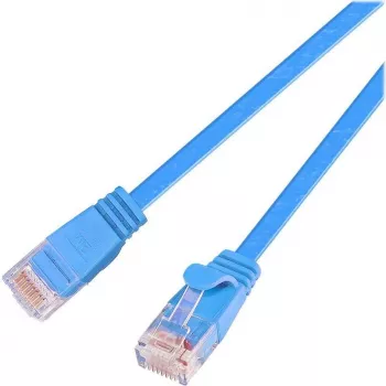 Wirewin Triotronik Cat6 Slim Ethernet tinklo kabelis 5m mėlynas U/FTP PKW-SLIM-KAT6 5.0 BL