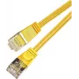 Wirewin Triotronik Cat6 U/FTP plonas Ethernet tinklo kabelis, 0,25 m, RJ45 vyriškas-vyriškas, geltonas PKW-STP-SLIM-KAT6 0.25 GE