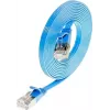 Wirewin Triotronik Cat6 U/FTP plonas Ethernet tinklo kabelis 1,5 m RJ45 vyriškas-vyriškas mėlynas PKW-STP-SLIM-KAT6 1.5 BL
