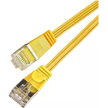 Wirewin Triotronik Cat6 U/FTP plonas tinklo kabelis 5 m geltonas PKW-STP-SLIM-KAT6 5.0 GE