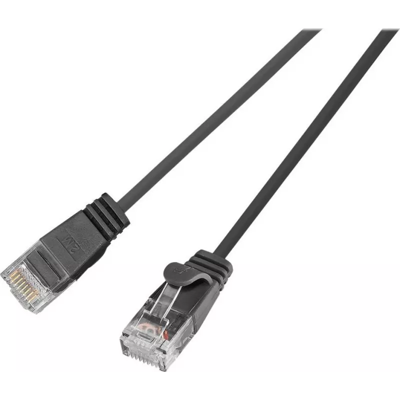 Wirewin Triotronik PKW-LIGHT-K6 5.0 SW Cat6 U/UTP tinklo kabelis, RJ45 male to male, 5 m, juodas