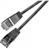 Wirewin Triotronik PKW-LIGHT-STP-K6 0.15 SW Cat6 ekranuotas tinklo kabelis, RJ45 vyriškas - RJ45 vyriškas, 0,15 m, juodas
