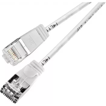 Wirewin Triotronik PKW-LIGHT-STP-K6 0.5 WS Cat6 S/FTP tinklo kabelis, RJ45 male to male, 0,5 m, baltas