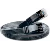 Wirewin Triotronik PKW-STP-SLIM-KAT6 5.0 SW Cat6 U/FTP plonas Ethernet tinklo kabelis, RJ45 vyriškas-vyriškas, 5m, juodas