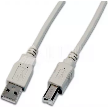 Wirewin USB 2.0 A-B kabelis 1 m, pilkas, USB A-B MM 1.0 GR
