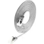 Wirewin Slim Round U/FTP Cat 6a tinklo kabelis, pilkas, 1.0m, 10 Gbps, PoE, lankstus plonas dizainas ankštoms erdvėms (PKW-LIGHT-STP-K6A 1.0)
