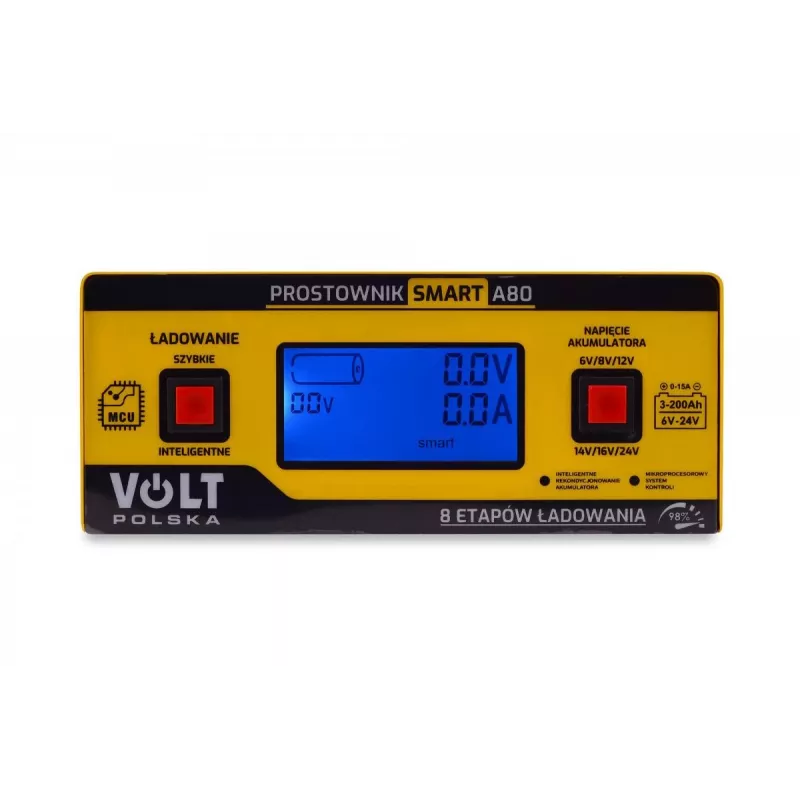 “Smart Volt Rectifier Poland 6V/12V/24V 15A A80 Intelligent Battery Charger”