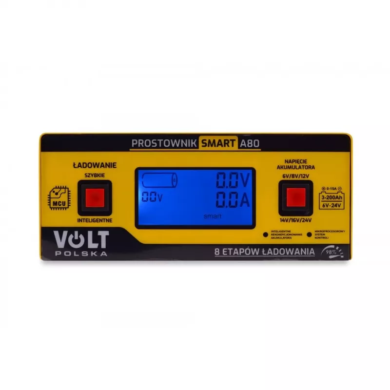 “Smart Volt Rectifier Poland 6V/12V/24V 15A A80 Intelligent Battery Charger”