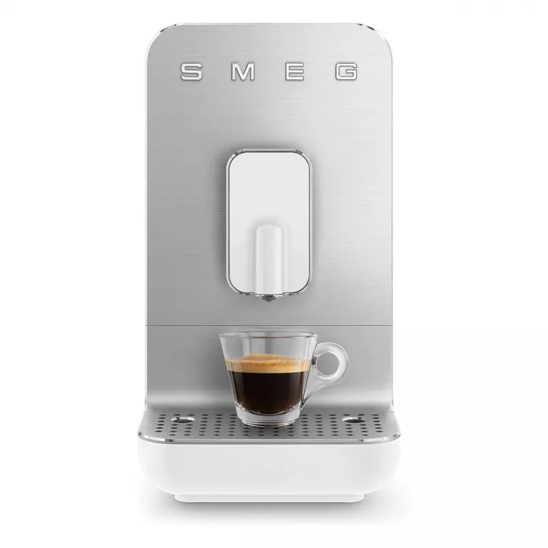 SMEG BCC11WHMEU Pilnai automatinis kavos aparatas su garų vamzdeliu, 19 barų, 1,4 l, baltas