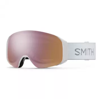 Smith 4D Mag S slidinėjimo kaukė su ChromaPop™ lęšiais, White Vapor/Rose Gold