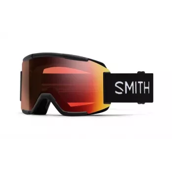 Smith Squad Slidinėjimo akiniai – Chromapop Sun Red Mirror, juoda/raudona
