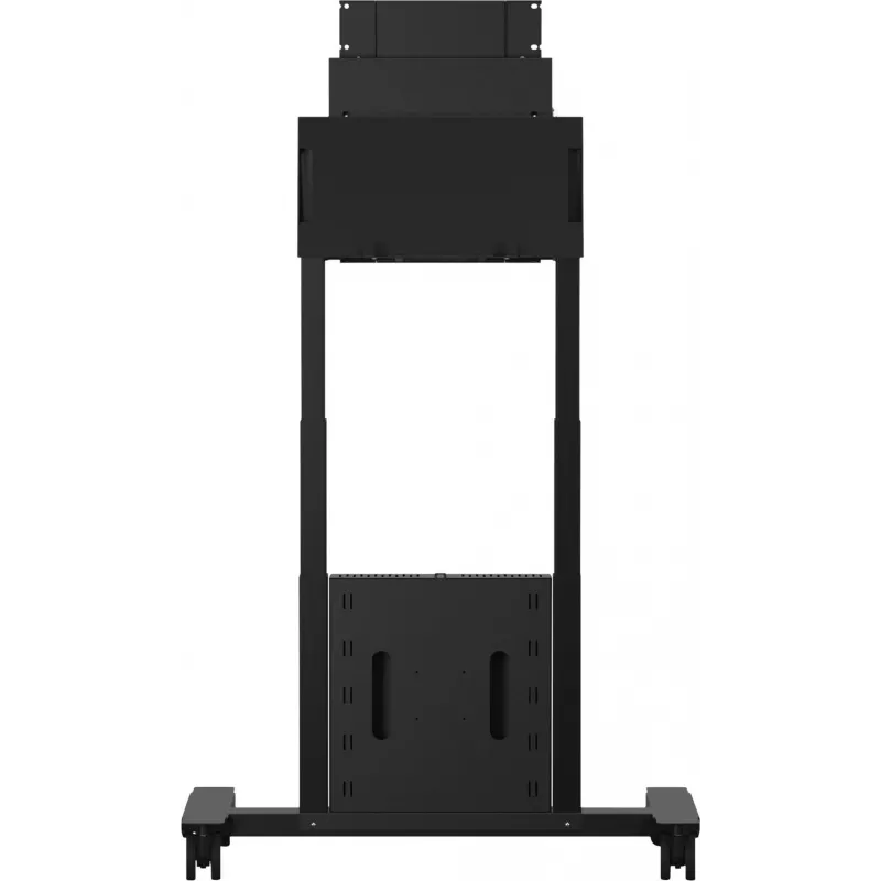 SMS Func Mobile Motorized Flipster 2 vežimėlis – juodas – iki 65 colių ekranams – skirtas Microsoft Surface Hub 2S 50 inch, Samsung Flip WM55H, Flip 2 WM55R, WM65R, WM85R