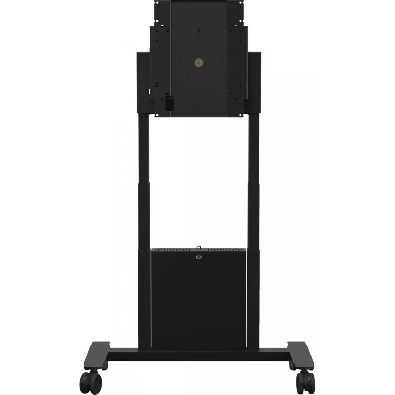 SMS Func Mobile Motorized Flipster 2 vežimėlis – juodas – iki 65 colių ekranams – skirtas Microsoft Surface Hub 2S 50 inch, Samsung Flip WM55H, Flip 2 WM55R, WM65R, WM85R